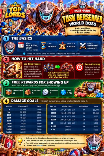 Tusk Berserker (Mon-Thu) thumbnail